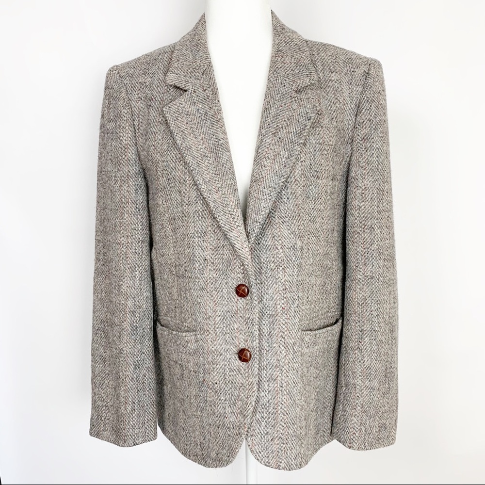 RICHARD EVANS Vintage Tweed Blazer Sz 14